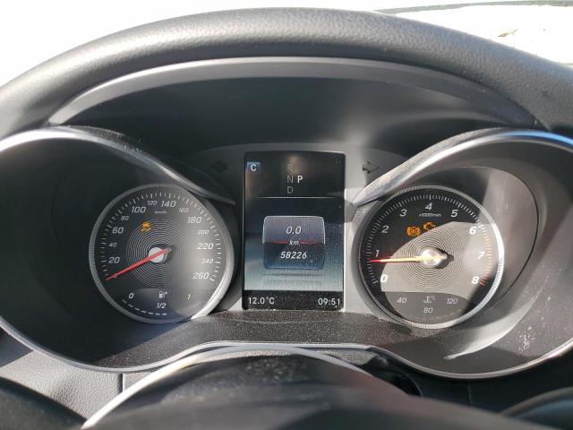 55SWF4KB1JU243610 - 2018 MERCEDES-BENZ C 300 4MATIC WHITE photo 9