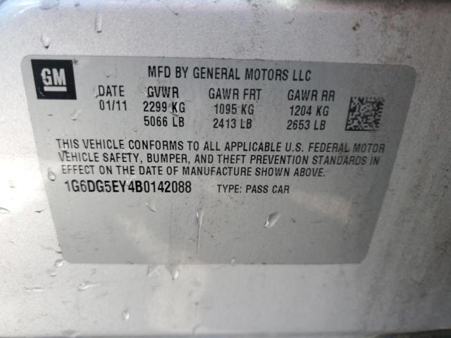 1G6DG5EY4B0142088 - 2011 CADILLAC CTS LUXURY COLLECTION Gümüş fotoğraf 12