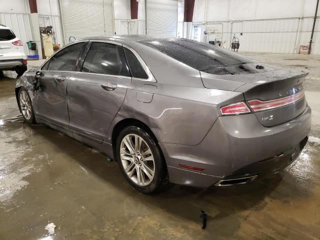3LN6L2J96ER814022 - 2014 LINCOLN MKZ GRAY photo 2