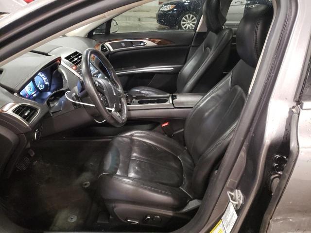 3LN6L2J96ER814022 - 2014 LINCOLN MKZ GRAY photo 7