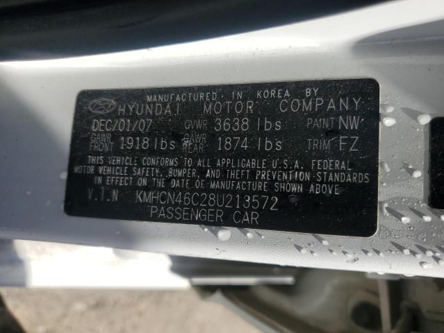 KMHCN46C28U213572 - 2008 HYUNDAI ACCENT GLS 白色 照片 13