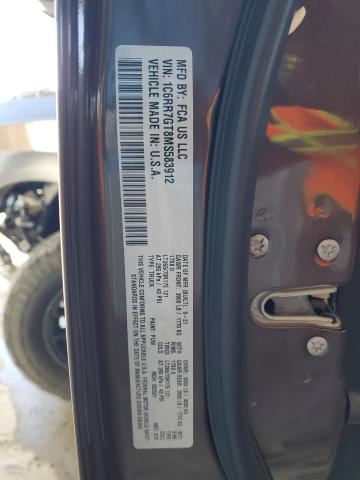 1C6RR7GT8MS583912 - 2021 RAM 1500 CLASS SLT BROWN photo 12