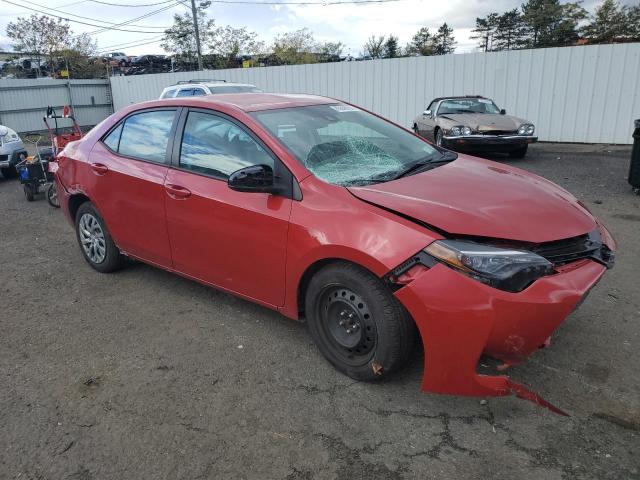 2T1BURHE5HC942077 - 2017 TOYOTA COROLLA L RED photo 4
