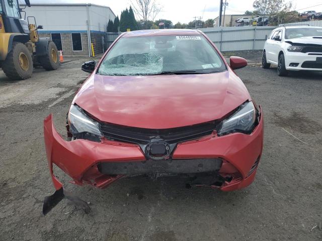 2T1BURHE5HC942077 - 2017 TOYOTA COROLLA L RED photo 5