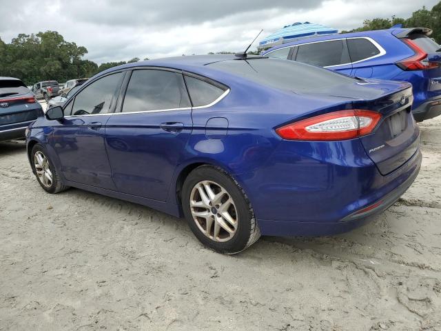 1FA6P0H78G5108733 - 2016 FORD FUSION SE BLUE photo 2