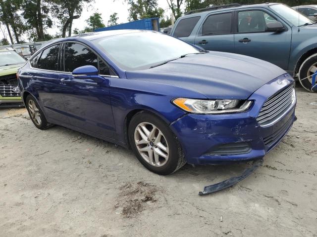 1FA6P0H78G5108733 - 2016 FORD FUSION SE BLUE photo 4