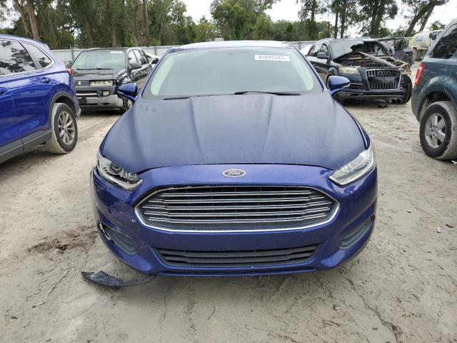 1FA6P0H78G5108733 - 2016 FORD FUSION SE BLUE photo 5