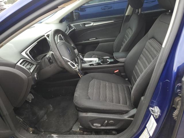 1FA6P0H78G5108733 - 2016 FORD FUSION SE BLUE photo 7