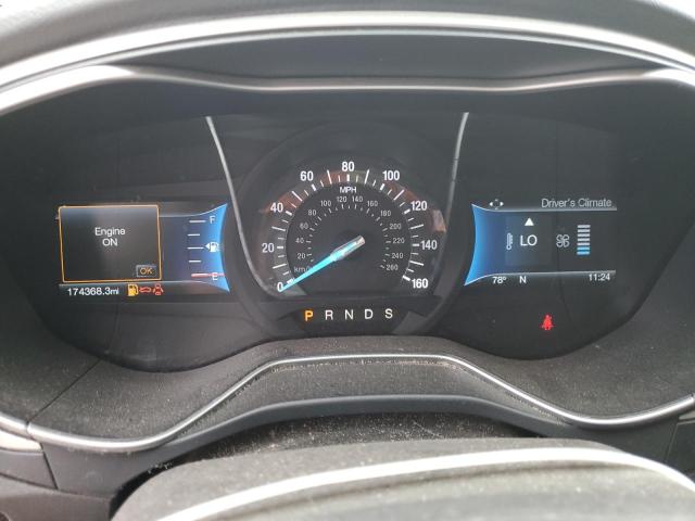 1FA6P0H78G5108733 - 2016 FORD FUSION SE BLUE photo 9