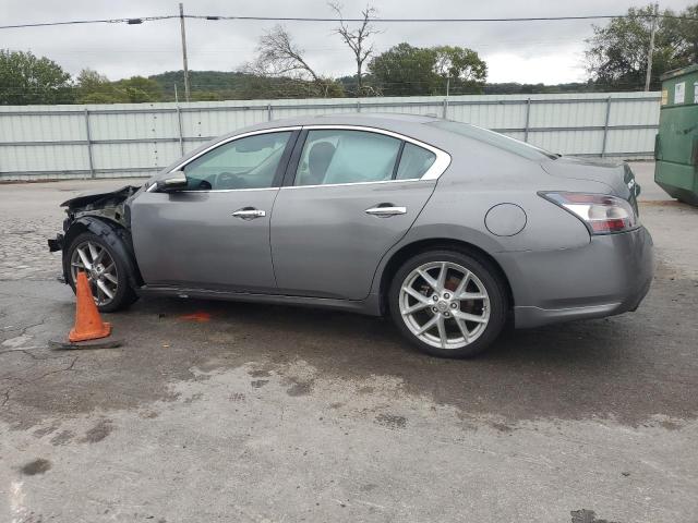 1N4AA5AP9EC460733 - 2014 NISSAN MAXIMA S GRAY photo 2