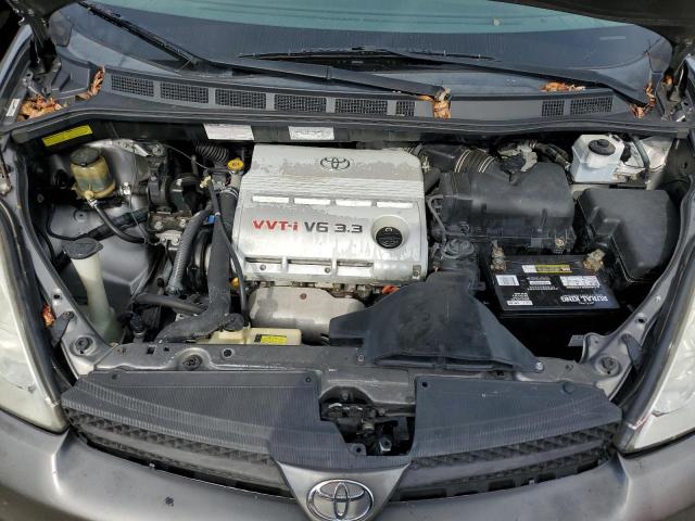 5TDZA22C64S129239 - 2004 TOYOTA SIENNA XLE GRAY photo 12