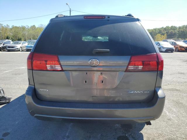 5TDZA22C64S129239 - 2004 TOYOTA SIENNA XLE GRAY photo 6