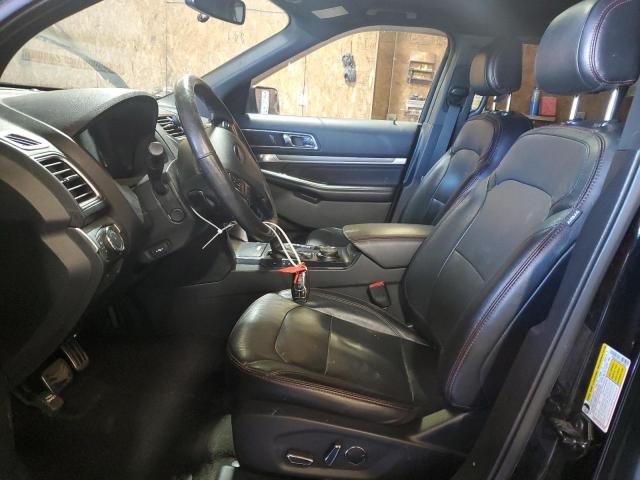 1FM5K8GT0HGC19408 - 2017 FORD EXPLORER SPORT Чорний фото 7