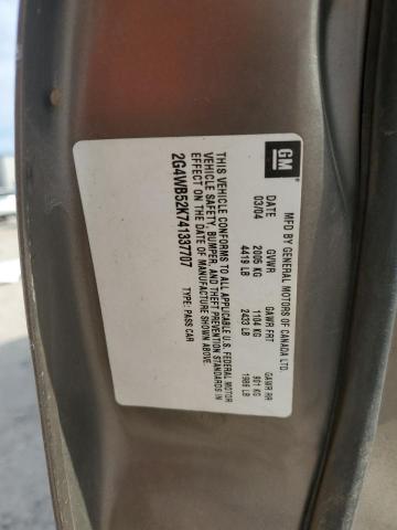 2G4WB52K741337707 - 2004 BUICK REGAL LS 米色 照片 12