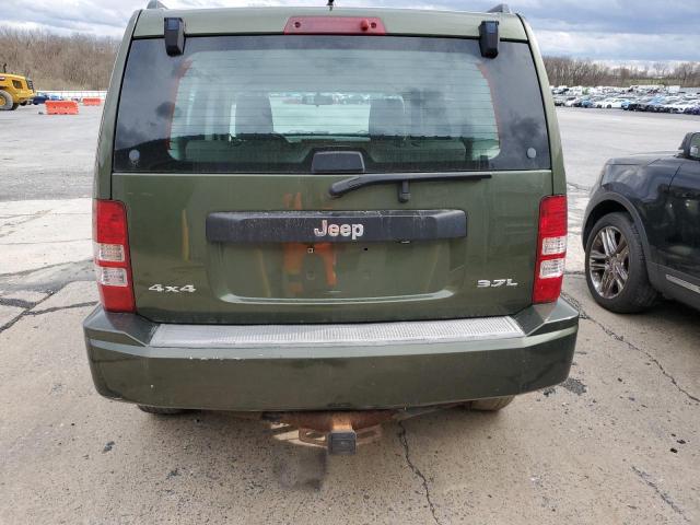 1J8GN28K98W227822 - 2008 JEEP LIBERTY SPORT 绿色 照片 6