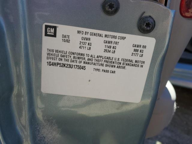 1G4HP52K23U175045 - 2003 BUICK LESABRE CUSTOM Синій фото 12