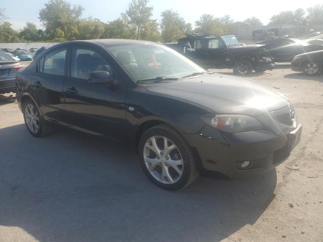 JM1BK32F481176142 - 2008 MAZDA 3 I Czarny zdjęcie 4
