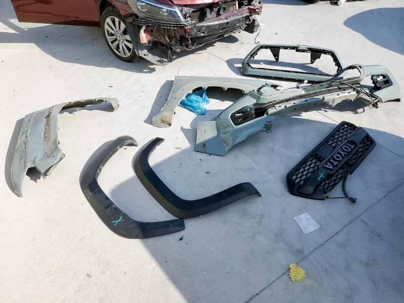 5TFCZ5AN3MX247794 - 2021 TOYOTA TACOMA DOUBLE CAB GRAY photo 12