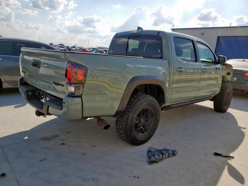 5TFCZ5AN3MX247794 - 2021 TOYOTA TACOMA DOUBLE CAB GRAY photo 3