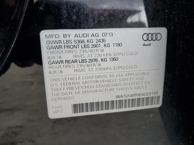 WA1LFAFP9EA023133 - 2014 AUDI Q5 PREMIUM PLUS BLACK photo 13