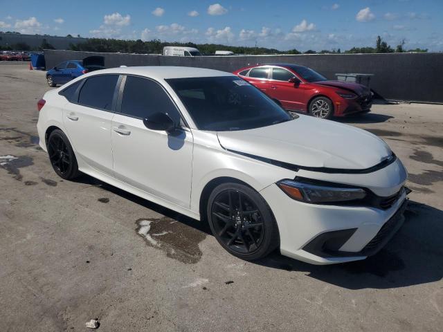 2HGFE2F51NH534347 - 2022 HONDA CIVIC SPORT WHITE photo 4