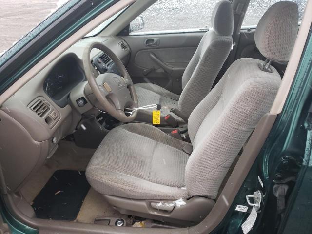 2HGEJ6613XH511487 - 1999 HONDA CIVIC BASE Yaşıl foto 7