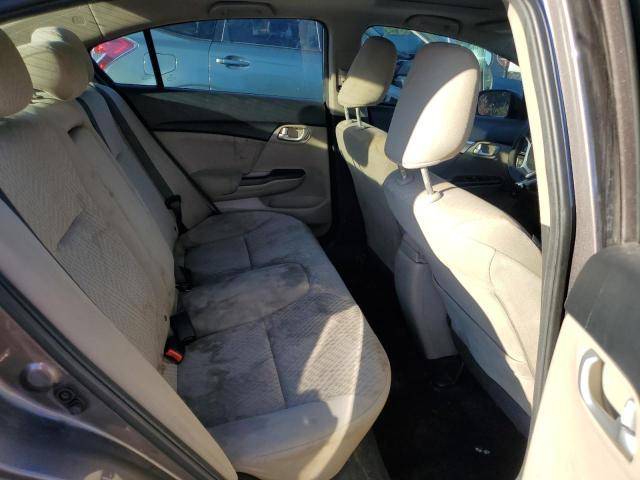 19XFB2F82FE117480 - 2015 HONDA CIVIC EX ნაცრისფერი ფოტო 10