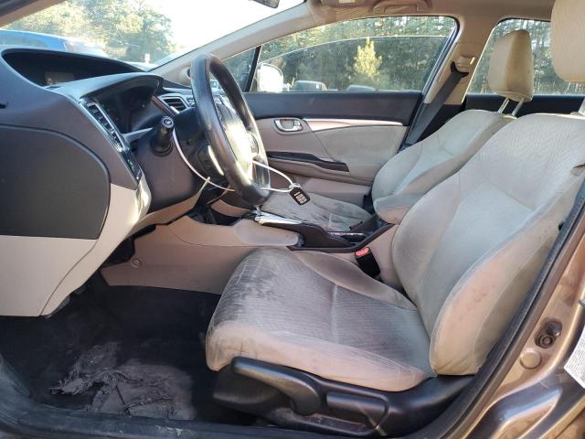 19XFB2F82FE117480 - 2015 HONDA CIVIC EX ნაცრისფერი ფოტო 7