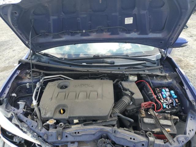 2T1BURHEXEC222771 - 2014 TOYOTA COROLLA L BLUE photo 11