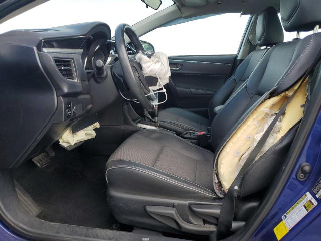 2T1BURHEXEC222771 - 2014 TOYOTA COROLLA L BLUE photo 7