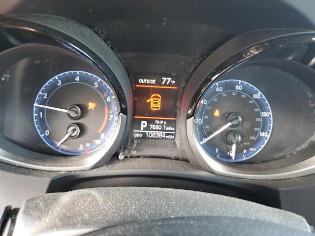 2T1BURHEXEC222771 - 2014 TOYOTA COROLLA L BLUE photo 9