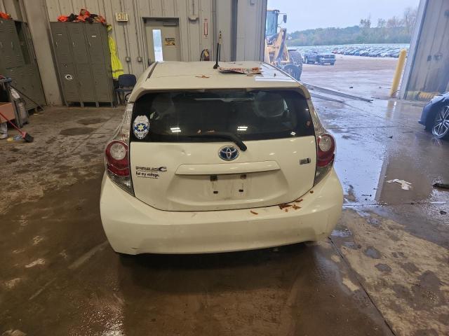 JTDKDTB32C1524139 - 2012 TOYOTA PRIUS C თეთრი ფოტო 6
