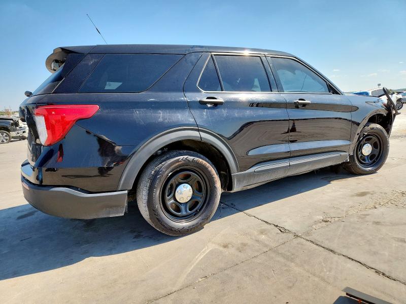 1FM5K8AC5NGB17803 - 2022 FORD EXPLORER POLICE INTERCEPTOR BLACK photo 3