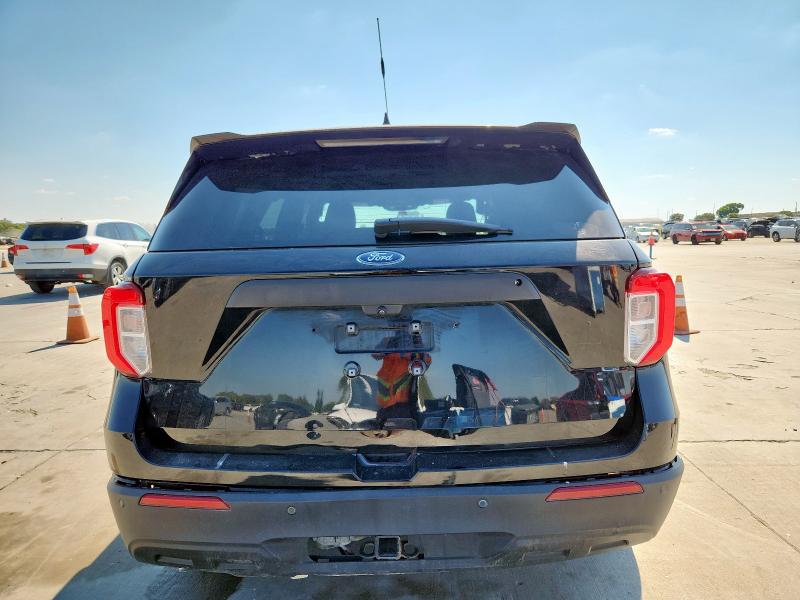 1FM5K8AC5NGB17803 - 2022 FORD EXPLORER POLICE INTERCEPTOR BLACK photo 6