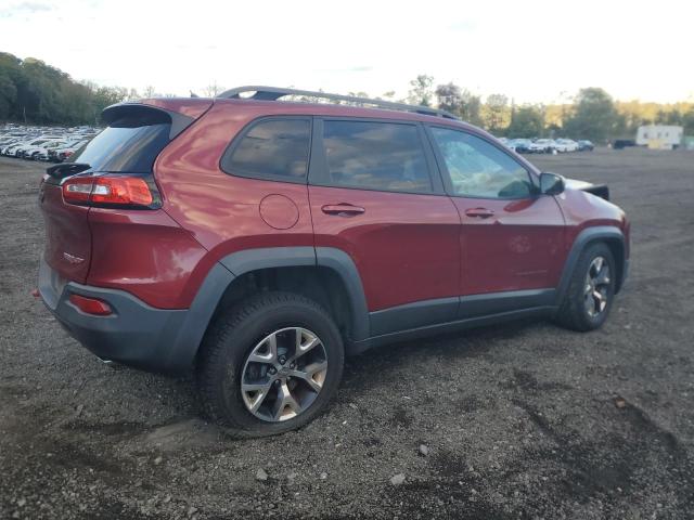 1C4PJMBS4EW157147 - 2014 JEEP CHEROKEE TRAILHAWK BURGUNDY photo 3