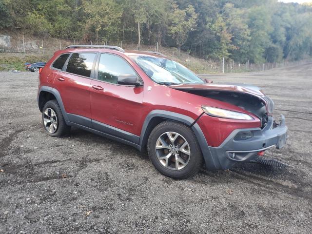 1C4PJMBS4EW157147 - 2014 JEEP CHEROKEE TRAILHAWK BURGUNDY photo 4