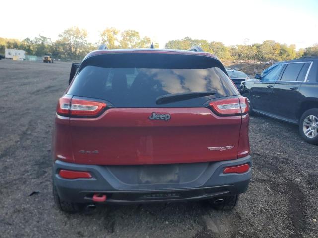 1C4PJMBS4EW157147 - 2014 JEEP CHEROKEE TRAILHAWK BURGUNDY photo 6