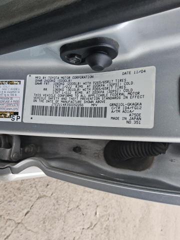 JTEZU14R350052266 - 2005 TOYOTA 4RUNNER SR5 SILVER photo 13