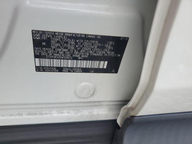 2T3YFREV2EW120623 - 2014 TOYOTA RAV4 LIMITED Ağ foto 13