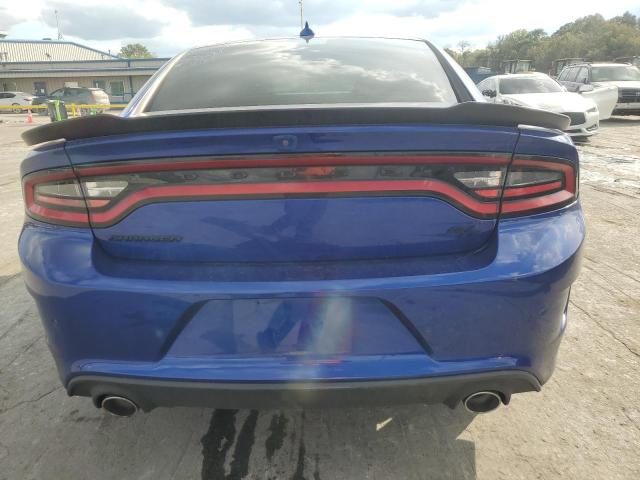 2C3CDXCT7NH157659 - 2022 DODGE CHARGER R/T BLUE photo 6
