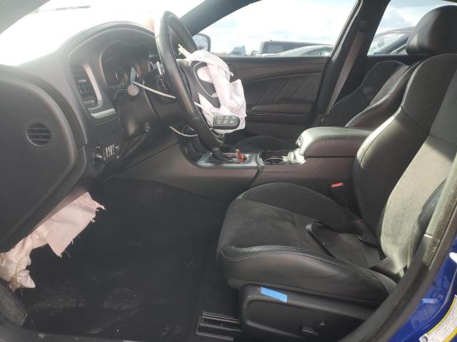 2C3CDXCT7NH157659 - 2022 DODGE CHARGER R/T BLUE photo 7