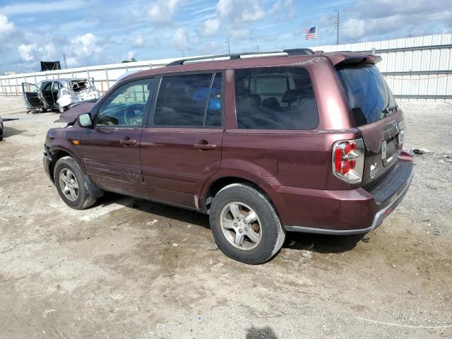 5FNYF28577B034610 - 2007 HONDA PILOT EXL Granate foto 2