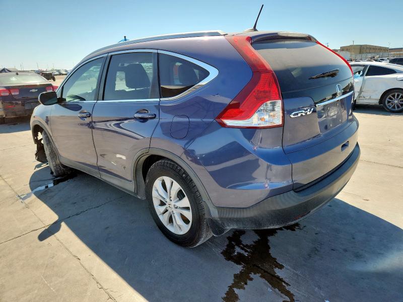 2HKRM3H77DH510000 - 2013 HONDA CR-V EXL BLUE photo 2