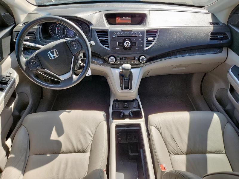 2HKRM3H77DH510000 - 2013 HONDA CR-V EXL BLUE photo 8