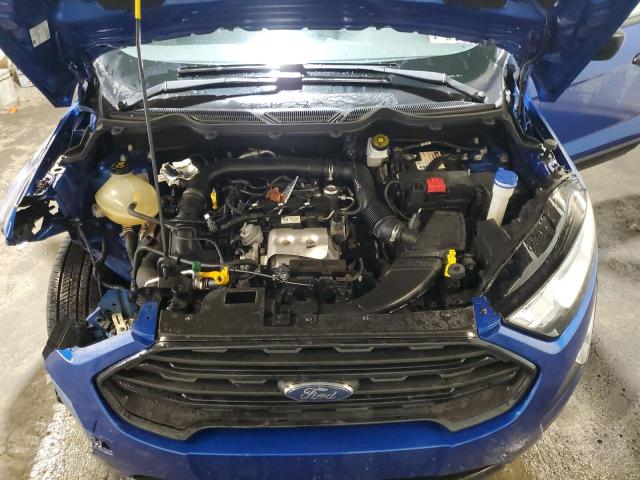 MAJ3S2FEXLC340061 - 2020 FORD ECOSPORT S BLUE photo 12