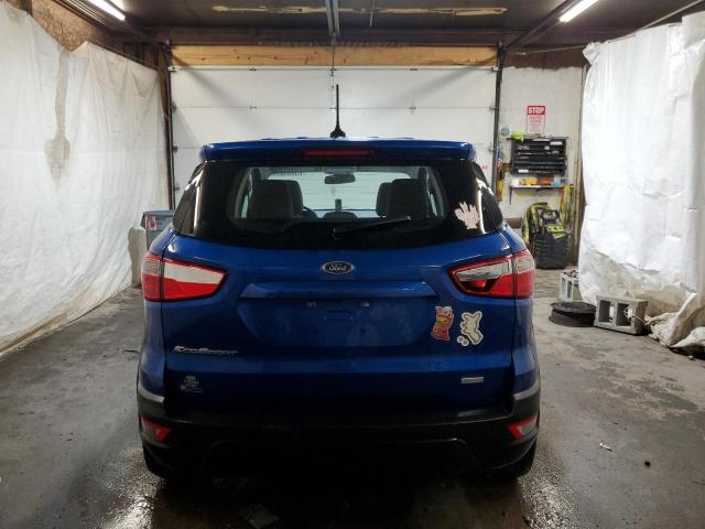 MAJ3S2FEXLC340061 - 2020 FORD ECOSPORT S BLUE photo 6