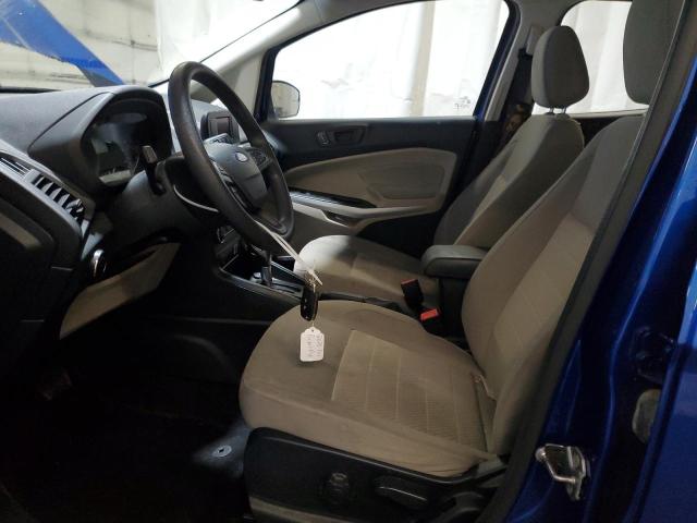 MAJ3S2FEXLC340061 - 2020 FORD ECOSPORT S BLUE photo 7