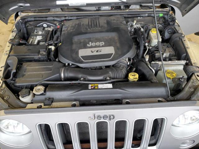 1C4HJWEG7GL143951 - 2016 JEEP WRANGLER U SAHARA 银色 照片 11