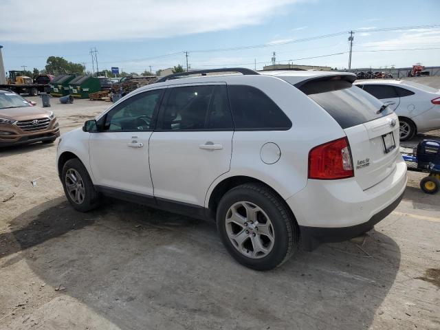 2FMDK3JC8DBB57989 - 2013 FORD EDGE SEL WHITE photo 2