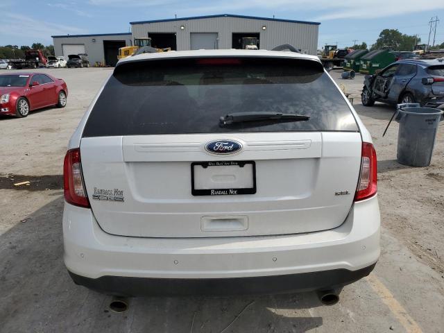 2FMDK3JC8DBB57989 - 2013 FORD EDGE SEL WHITE photo 6